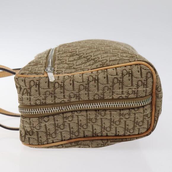 DIOR Trotter Canvas Hand Bag Beige Silver - Picture 5 of 12